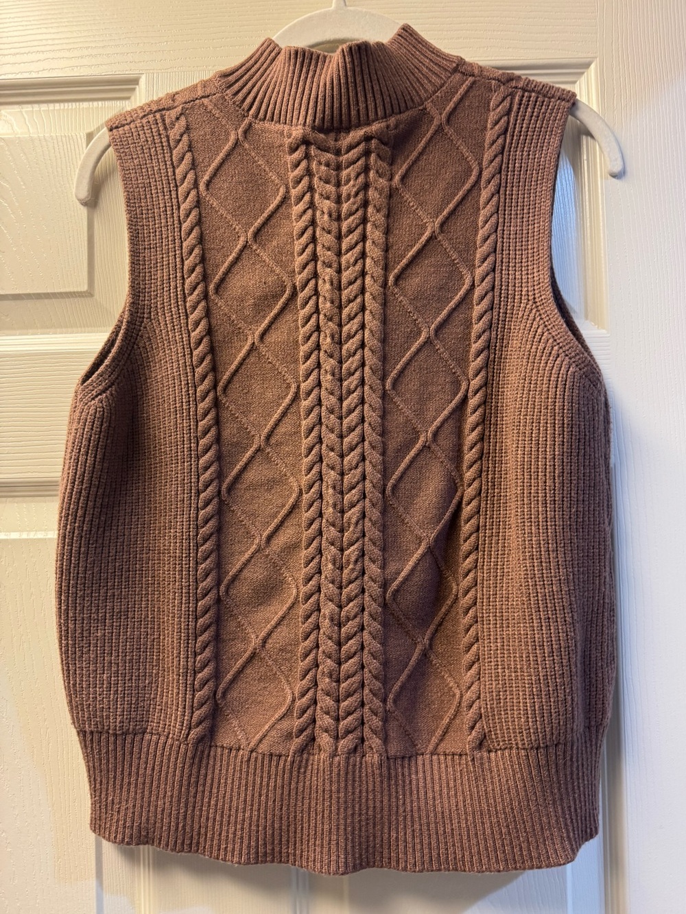 VICI Amber Husk Cable Knit Mockneck Sweater NWOT